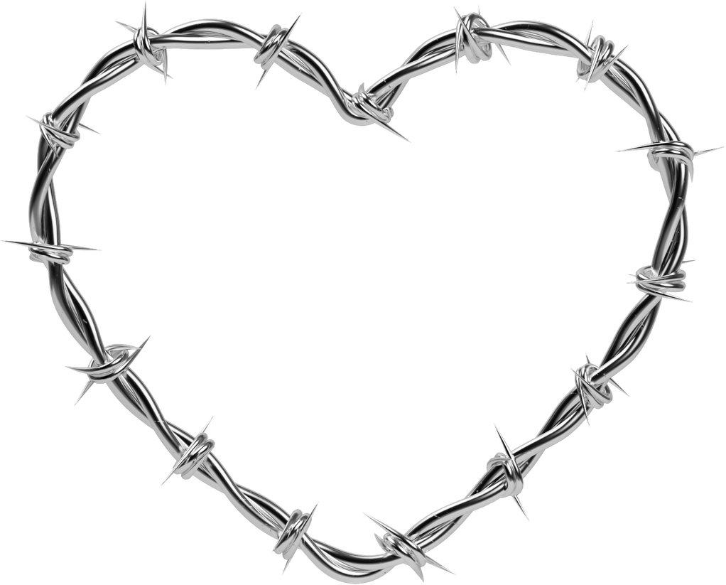 3D Y2K Wire Heart